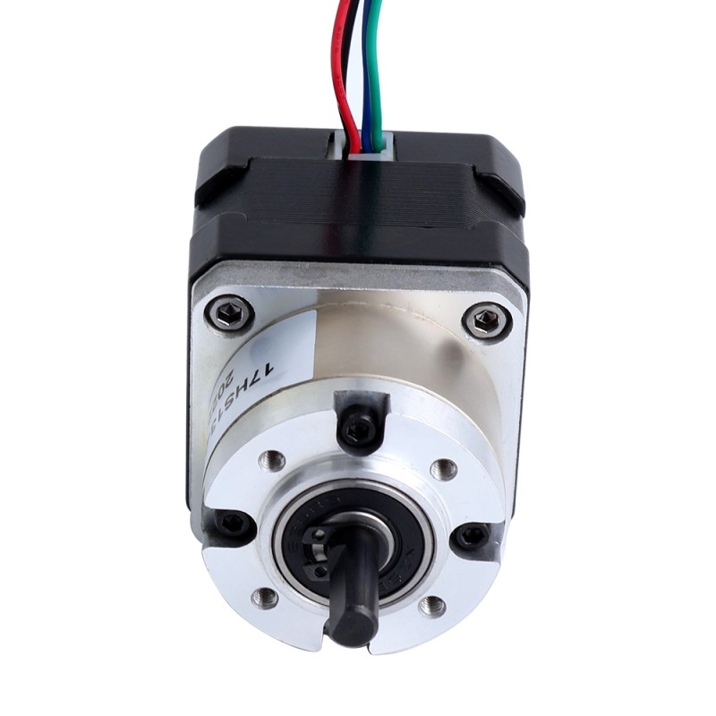 Nema 17 Stepper Motor Bipolar L=34mm w/ Gear Ratio 5:1 Planetary Gearbox with 300mm Cable & Connector - 17HS13-0404S-PG5-C4 | StepperOnline CA