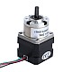 Nema 17 Stepper Motor Bipolar L=34mm w/ Gear Ratio 5:1 Planetary Gearbox with 300mm Cable & Connector - 17HS13-0404S-PG5-C4 | StepperOnline CA