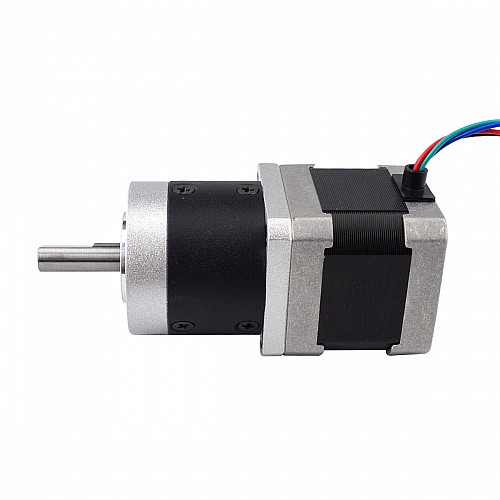 Nema 17 Stepper Motor L=39mm Gear Ratio 10:1 High Precision Planetary Gearbox - 17HS15-0404S-HG10 | StepperOnline CA