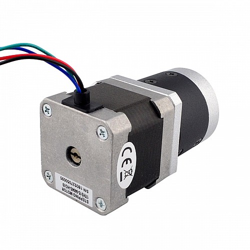 Nema 17 Stepper Motor L=39mm Gear Ratio 10:1 High Precision Planetary Gearbox - 17HS15-0404S-HG10 | StepperOnline CA