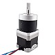 Nema 17 Stepper Motor L=39mm Gear Ratio 10:1 High Precision Planetary Gearbox - 17HS15-0404S-HG10 | StepperOnline CA