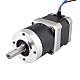 Nema 17 Stepper Motor L=39mm Gear Ratio 10:1 High Precision Planetary Gearbox - 17HS15-0404S-HG10 | StepperOnline CA