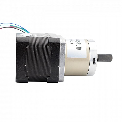 Nema 17 Stepper Motor Bipolar L=39mm w/ Gear Ratio 19:1 Planetary Gearbox - 17HS15-0404S-PG19 | StepperOnline CA