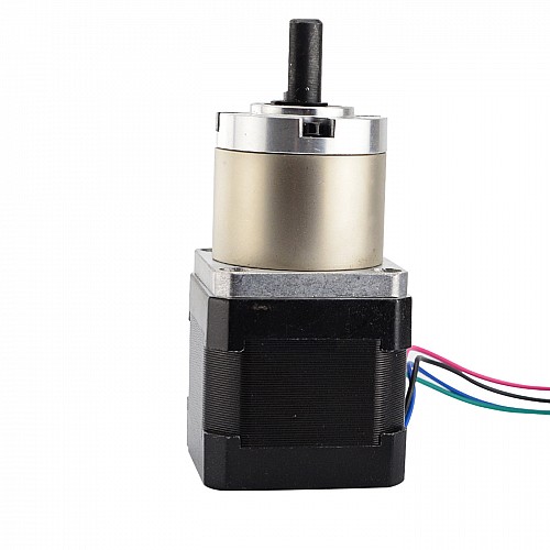 Nema 17 Stepper Motor Bipolar L=39mm w/ Gear Ratio 19:1 Planetary Gearbox - 17HS15-0404S-PG19 | StepperOnline CA