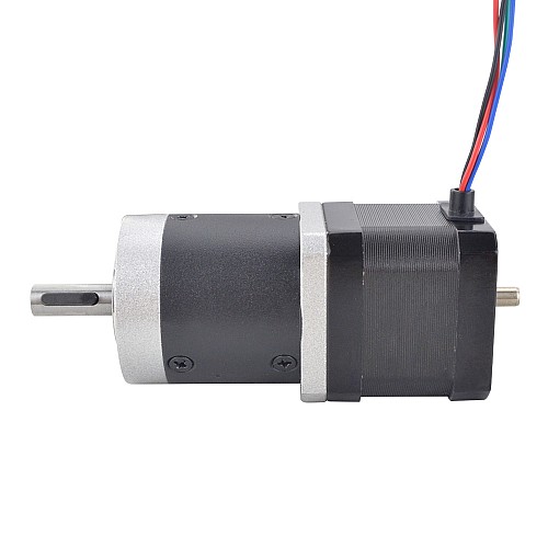 Nema 17 Dual Shaft Stepper Motor L=39mm Gear Ratio 50:1 High Precision Planetary Gearbox 9.5mm Rear Shaft Length - 17HS15-1684D-HG50-AR3 | StepperOnline CA Nema 17 Dual Shaft Stepper Motor L=39mm Gear Ratio 50:1 High Precision Planetary Gearbox 9.5mm Rear Shaft Length - 17HS15-1684D-HG50-AR3 | StepperOnline CA