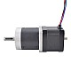 Nema 17 Dual Shaft Stepper Motor L=39mm Gear Ratio 50:1 High Precision Planetary Gearbox 9.5mm Rear Shaft Length - 17HS15-1684D-HG50-AR3 | StepperOnline CA Nema 17 Dual Shaft Stepper Motor L=39mm Gear Ratio 50:1 High Precision Planetary Gearbox 9.5mm Rear Shaft Length - 17HS15-1684D-HG50-AR3 | StepperOnline CA