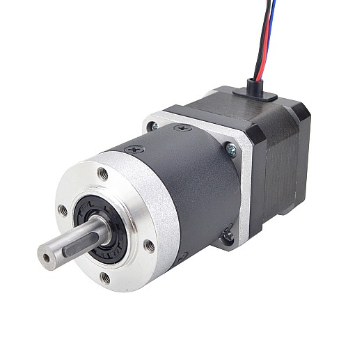 Nema 17 Dual Shaft Stepper Motor L=39mm Gear Ratio 50:1 High Precision Planetary Gearbox 9.5mm Rear Shaft Length - 17HS15-1684D-HG50-AR3 | StepperOnline CA Nema 17 Dual Shaft Stepper Motor L=39mm Gear Ratio 50:1 High Precision Planetary Gearbox 9.5mm Rear Shaft Length - 17HS15-1684D-HG50-AR3 | StepperOnline CA