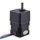 Nema 17 Stepper Motor Spur Gearbox Gear Ratio 10:1 - 17HS15-1684S-SG10 | StepperOnline CA