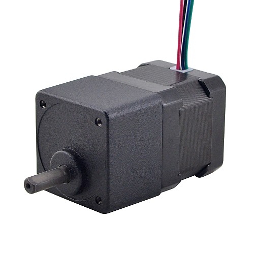 Nema 17 Stepper Motor Spur Gearbox Gear Ratio 10:1 - 17HS15-1684S-SG10 | StepperOnline CA