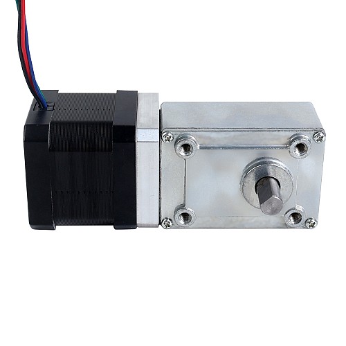 Nema 17 Stepper Motor L=39mm 1.68A Gear Ratio 40:1 Square Worm Geabox - 17HS15-1684S-WG40 | StepperOnline CA Nema 17 Stepper Motor L=39mm 1.68A Gear Ratio 40:1 Square Worm Geabox - 17HS15-1684S-WG40 | StepperOnline CA