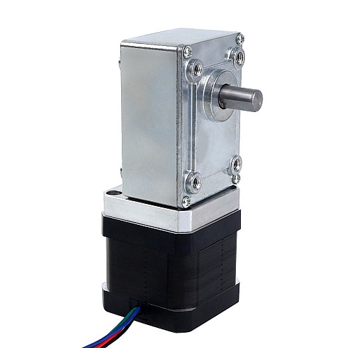 Nema 17 Stepper Motor L=39mm 1.68A Gear Ratio 40:1 Square Worm Geabox - 17HS15-1684S-WG40 | StepperOnline CA Nema 17 Stepper Motor L=39mm 1.68A Gear Ratio 40:1 Square Worm Geabox - 17HS15-1684S-WG40 | StepperOnline CA