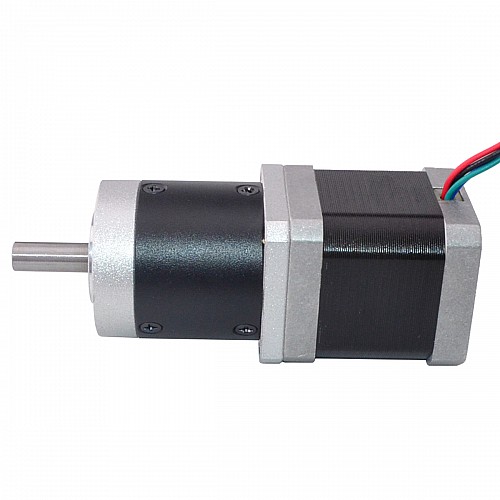 Nema 17 Stepper Motor L=48mm Gear Ratio 20:1 High Precision Planetary Gearbox - 17HS19-1684S-HG20 | StepperOnline CA