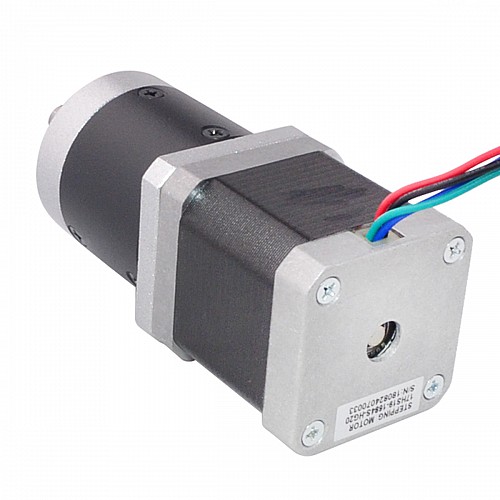 Nema 17 Stepper Motor L=48mm Gear Ratio 20:1 High Precision Planetary Gearbox - 17HS19-1684S-HG20 | StepperOnline CA