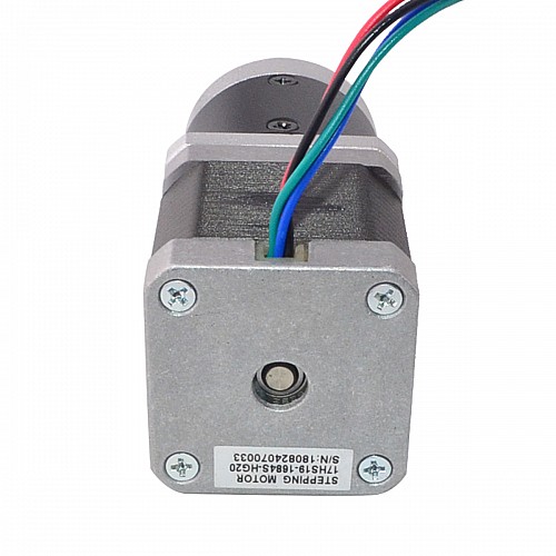 Nema 17 Stepper Motor L=48mm Gear Ratio 20:1 High Precision Planetary Gearbox - 17HS19-1684S-HG20 | StepperOnline CA