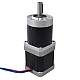 Nema 17 Stepper Motor L=48mm Gear Ratio 20:1 High Precision Planetary Gearbox - 17HS19-1684S-HG20 | StepperOnline CA