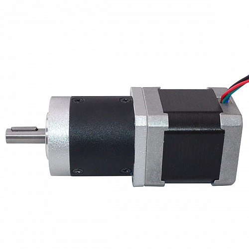 Nema 17 Stepper Motor L=48mm Gear Ratio 50:1 High Precision Planetary Gearbox - 17HS19-1684S-HG50 | StepperOnline CA