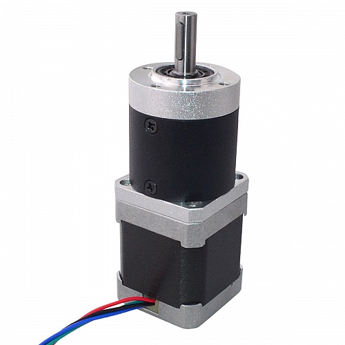 Nema 17 Stepper Motor L=48mm Gear Ratio 50:1 High Precision Planetary Gearbox - 17HS19-1684S-HG50 | StepperOnline CA