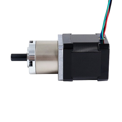Nema 17 Stepper Motor Bipolar L=48mm w/ Gear Ratio 14:1 Planetary Gearbox - 17HS19-1684S-PG14 | StepperOnline CA