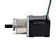 Nema 17 Stepper Motor Bipolar L=48mm w/ Gear Ratio 14:1 Planetary Gearbox - 17HS19-1684S-PG14 | StepperOnline CA