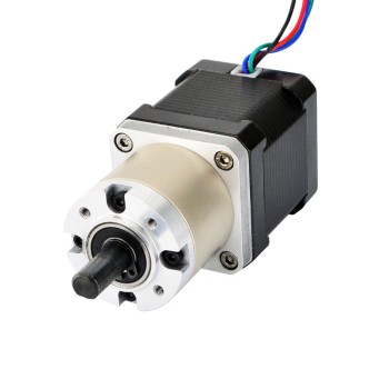 Nema 17 Stepper Motor Bipolar L=48mm w/ Gear Ratio 27:1 Planetary Gearbox Nema 17 Stepper Motor Bipolar L=48mm w/ Gear Ratio 27:1 Planetary Gearbox