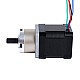 Nema 17 Stepper Motor Bipolar L=48mm w/ Gear Ratio 5:1 Planetary Gearbox - 17HS19-1684S-PG5 | StepperOnline CA Nema 17 Stepper Motor Bipolar L=48mm w/ Gear Ratio 5:1 Planetary Gearbox - 17HS19-1684S-PG5 | StepperOnline CA