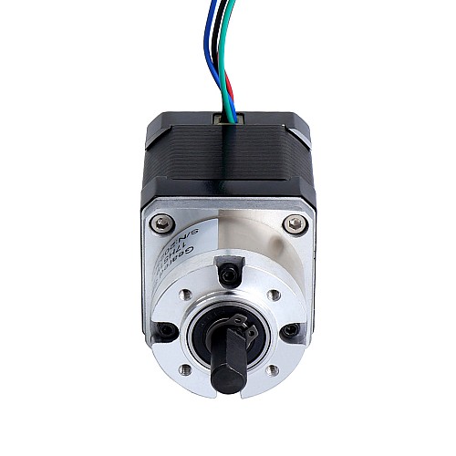Nema 17 Stepper Motor Bipolar L=48mm w/ Gear Ratio 5:1 Planetary Gearbox - 17HS19-1684S-PG5 | StepperOnline CA Nema 17 Stepper Motor Bipolar L=48mm w/ Gear Ratio 5:1 Planetary Gearbox - 17HS19-1684S-PG5 | StepperOnline CA