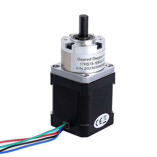 Nema 17 Stepper Motor Bipolar L=48mm w/ Gear Ratio 5:1 Planetary Gearbox - 17HS19-1684S-PG5 | StepperOnline CA Nema 17 Stepper Motor Bipolar L=48mm w/ Gear Ratio 5:1 Planetary Gearbox - 17HS19-1684S-PG5 | StepperOnline CA