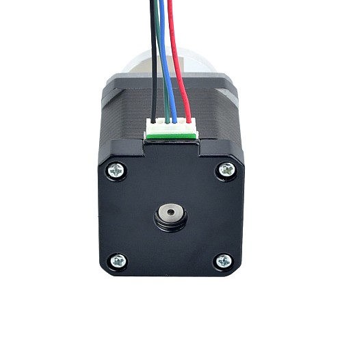 Nema 17 Stepper Motor Bipolar L=48mm w/ Gear Ratio 5:1 Planetary Gearbox 1850mm Cable Length - 17HS19-1684S-PG5X | StepperOnline CA