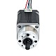Nema 17 Stepper Motor Bipolar L=48mm w/ Gear Ratio 5:1 Planetary Gearbox 1850mm Cable Length - 17HS19-1684S-PG5X | StepperOnline CA