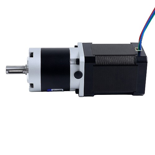 Nema 17 Stepper Motor Bipolar L=60mm w/ Gear Ratio 100:1 MG Series Planetary Gearbox - 17HS24-2104S-MG100 | StepperOnline CA