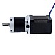 Nema 17 Stepper Motor Bipolar L=60mm w/ Gear Ratio 100:1 MG Series Planetary Gearbox - 17HS24-2104S-MG100 | StepperOnline CA
