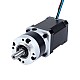 Nema 17 Stepper Motor Bipolar L=60mm w/ Gear Ratio 5:1 MG Series Planetary Gearbox - 17HS24-2104S-MG5 | StepperOnline CA