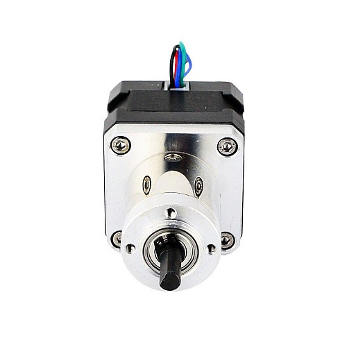 Nema 17 Stepper Bipolar L=34mm w/ Gear Ratio 27:1 Small Planetary Gearbox - 17HS13-0404S-CG27 | StepperOnline CA