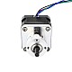 Nema 17 Stepper Bipolar L=34mm w/ Gear Ratio 5:1 Small Planetary Gearbox - 17HS13-0404S-CG5 | StepperOnline CA