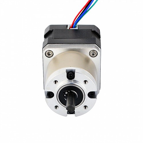 Nema 17 Stepper Motor Bipolar L=34mm w/ Gear Ratio 27:1 Planetary Gearbox - 17HS13-0404S-PG27 | StepperOnline CA