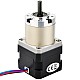 Nema 17 Stepper Motor Bipolar L=34mm w/ Gear Ratio 27:1 Planetary Gearbox - 17HS13-0404S-PG27 | StepperOnline CA
