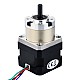 Nema 17 Stepper Motor Bipolar L=34mm w/ Gear Ratio 5:1 Planetary Gearbox - 17HS13-0404S-PG5 | StepperOnline CA
