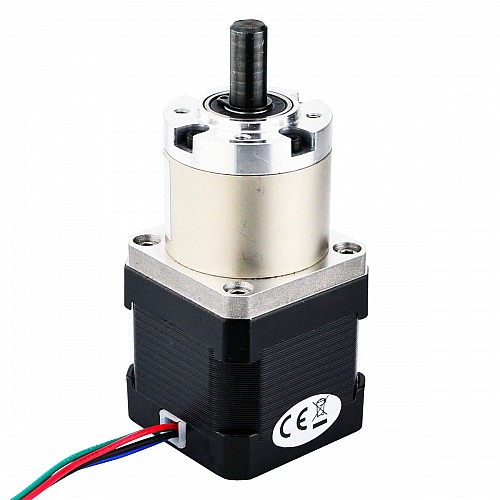 Nema 17 Stepper Motor Bipolar L=40mm w/ Gear Ratio 27:1 Planetary Gearbox - 17HS15-1684S-PG27 | StepperOnline CA Nema 17 Stepper Motor Bipolar L=40mm w/ Gear Ratio 27:1 Planetary Gearbox - 17HS15-1684S-PG27 | StepperOnline CA