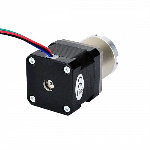 Nema 17 Stepper Motor Bipolar L=40mm w/ Gear Ratio 27:1 Planetary Gearbox - 17HS15-1684S-PG27 | StepperOnline CA Nema 17 Stepper Motor Bipolar L=40mm w/ Gear Ratio 27:1 Planetary Gearbox - 17HS15-1684S-PG27 | StepperOnline CA