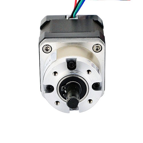 Nema 17 Stepper Motor Bipolar L=40mm w/ Gear Ratio 5:1 Planetary Gearbox - 17HS15-1684S-PG5 | StepperOnline CA