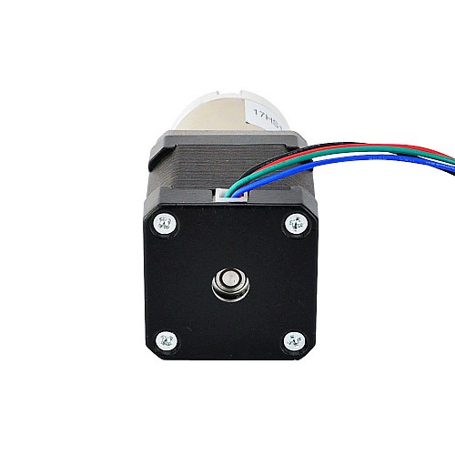 Nema 17 Stepper Motor Bipolar L=48mm w/ Gear Ratio 100:1 Planetary Gearbox - 17HS19-1684S-PG100 | StepperOnline CA
