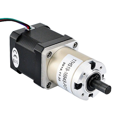 Nema 17 Stepper Motor Bipolar L=48mm w/ Gear Ratio 100:1 Planetary Gearbox - 17HS19-1684S-PG100 | StepperOnline CA