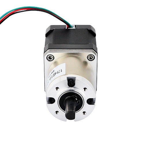 Nema 17 Stepper Motor Bipolar L=48mm w/ Gear Ratio 100:1 Planetary Gearbox - 17HS19-1684S-PG100 | StepperOnline CA