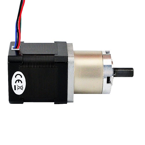 Nema 17 Stepper Motor Bipolar L=48mm w/ Gear Ratio 19:1 Planetary Gearbox - 17HS19-1684S-PG19 | StepperOnline CA