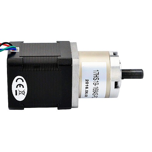 Nema 17 Stepper Motor Bipolar L=48mm w/ Gear Ratio 27:1 Planetary Gearbox - 17HS19-1684S-PG27 | StepperOnline CA
