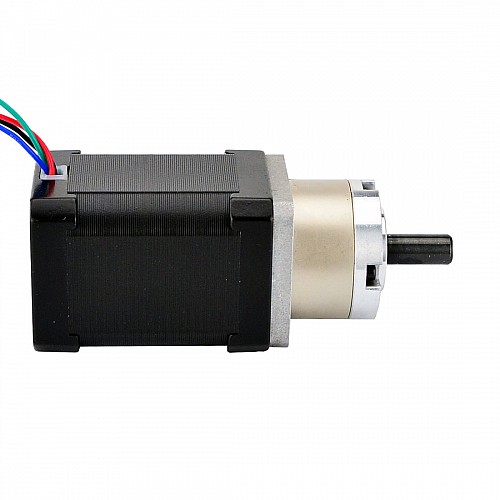 Nema 17 Stepper Motor Bipolar L=60mm w/ Gear Ratio 5:1 Planetary Gearbox - 17HS24-2104S-PG5 | StepperOnline CA Nema 17 Stepper Motor Bipolar L=60mm w/ Gear Ratio 5:1 Planetary Gearbox - 17HS24-2104S-PG5 | StepperOnline CA