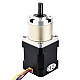 Nema 17 Stepper Motor Unipolar L=48mm w/ Gear Ratio 14:1 Planetary Gearbox - 17HS19-0406S-PG14 | StepperOnline CA Nema 17 Stepper Motor Unipolar L=48mm w/ Gear Ratio 14:1 Planetary Gearbox - 17HS19-0406S-PG14 | StepperOnline CA