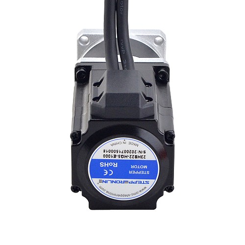 Nema 23 Closed Loop Stepper Motor L=56mm Gear Ratio 5:1 High Precision Planetary Gearbox - 23HS22-HG5-E1000 | StepperOnline CA