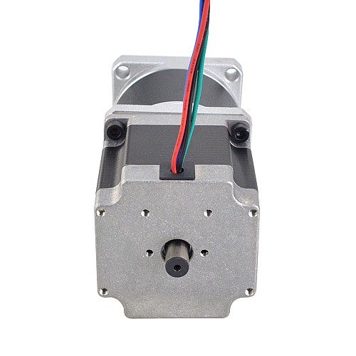 Nema 23 Dual Shaft Stepper Motor L=55mm Gear Ratio 50:1 High Precision Planetary Gearbox 9.5mm Rear Shaft Length - 23HS22-2804D-HG50-AR3 | StepperOnline CA