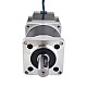 Nema 23 Dual Shaft Stepper Motor L=55mm Gear Ratio 50:1 High Precision Planetary Gearbox 9.5mm Rear Shaft Length - 23HS22-2804D-HG50-AR3 | StepperOnline CA